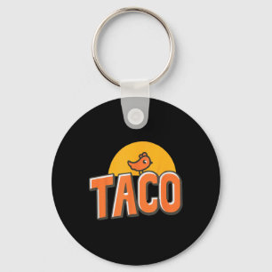 Porte-clés Drôle Mème de poulet tendance Taco Trump toujours