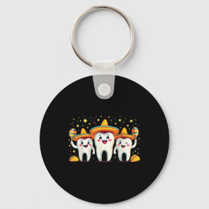 Porte-clés Drôle Mexicain Dentiste Dentiste Cinco De Mayo Den