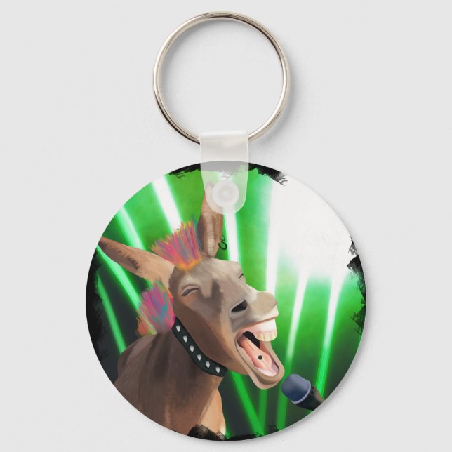 Porte-clés Drôle Rockstar Donkey (Recto)