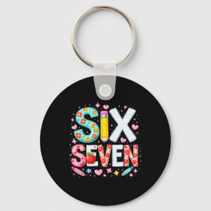 Porte-clés Drôle Six Sept 6 7 Professeur Meme Math Clroom Hum