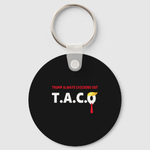 Porte-clés Drôle Taco Trump Toujours Abandonne T.a.c.o 4