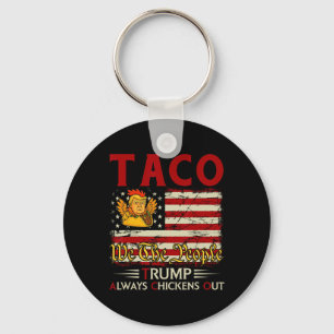 Porte-clés Drôle Trump Taco Trump Toujours Abandonne 18