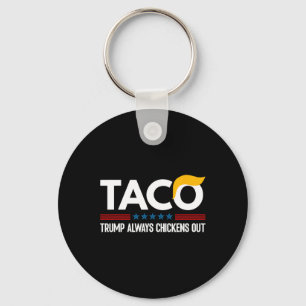 Porte-clés Drôle Trump Taco Trump Toujours Abandonne 6