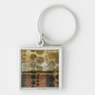 Porte-clés Droplets verts circulaires