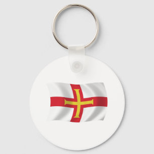 Porte-clés du drapeau de Guernesey
