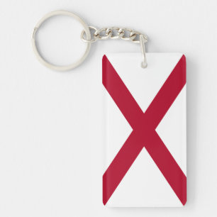 Porte-clés du drapeau de l'Alabama