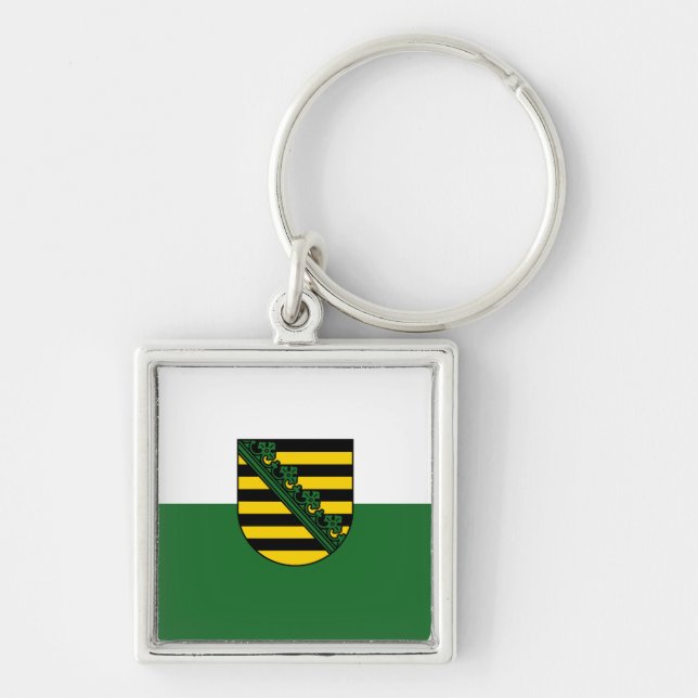 Porte-clés du drapeau de Saxe (Devant)