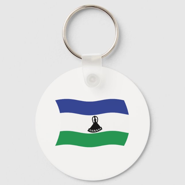 Porte-clés du drapeau du Lesotho (Recto)