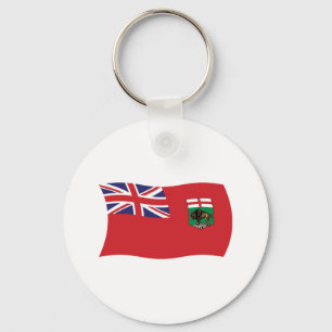 Porte-clés du drapeau du Manitoba