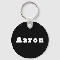 Porte-clés du nom d'Aaron