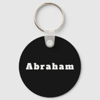 Porte-clés du nom d'Abraham