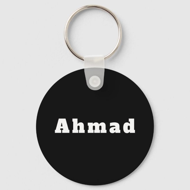 Porte-clés du nom de Ahmad (Recto)