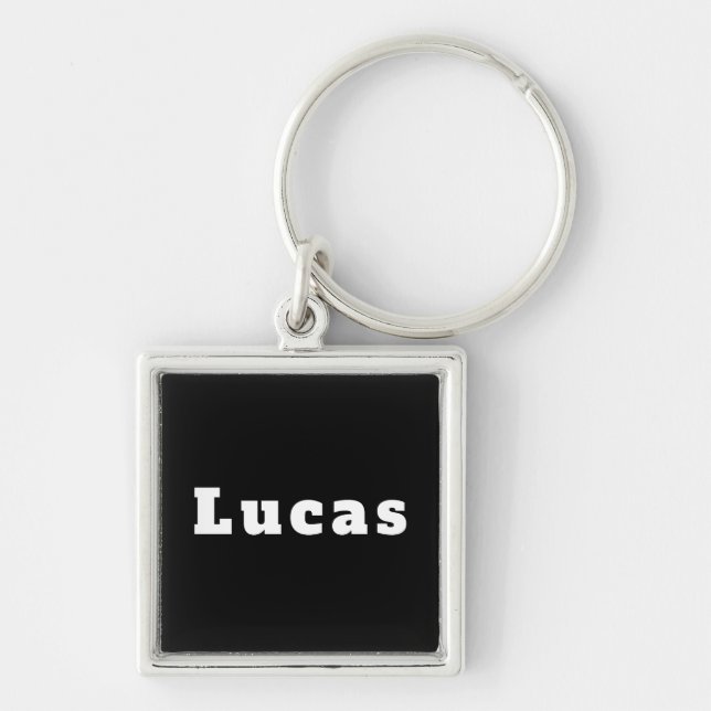 Porte-clés du nom de Lucas (Devant)