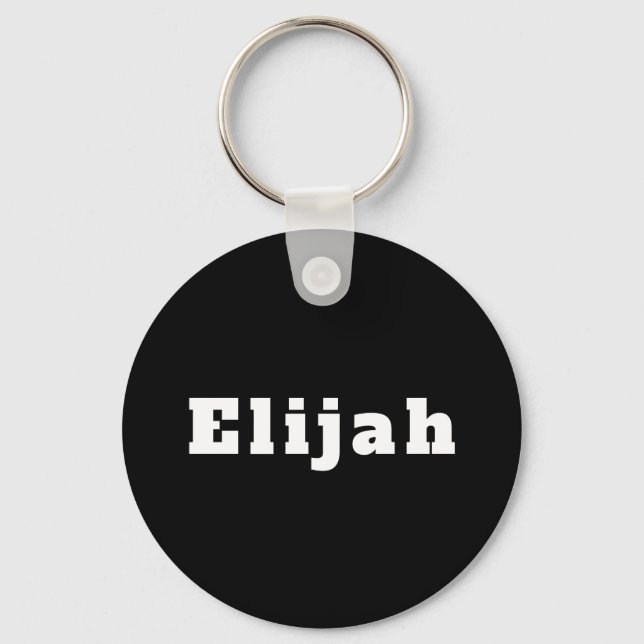 Porte-clés du nom d'Elijah (Recto)