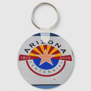 Porte-clés du panneau du centenaire de l'Arizona