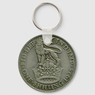 Porte-clés du shilling 1928 britannique