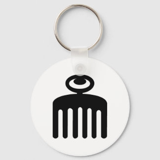Porte-clés Duafe | Symbole Adinkra pour la beauté féminine