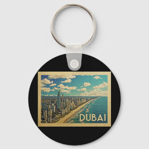 Porte-clés Dubai Coast Vintage Travel