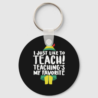 Porte-clés Duble2t I Just Like To Teach Teachings My Favorite