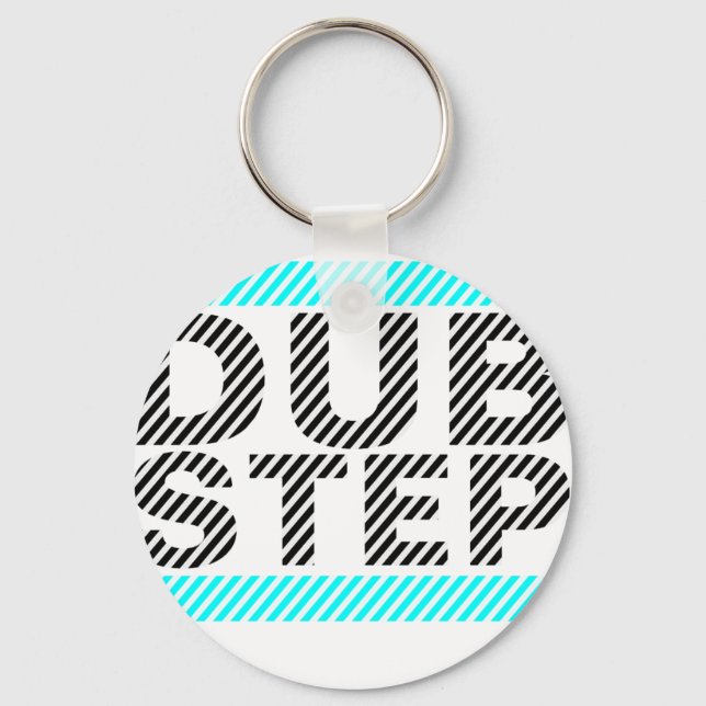 Porte-clés Dubstep Cyan (Recto)