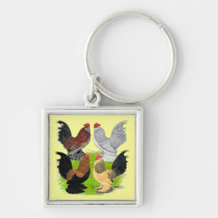 Porte-clés D'Uccles Quatre Coq