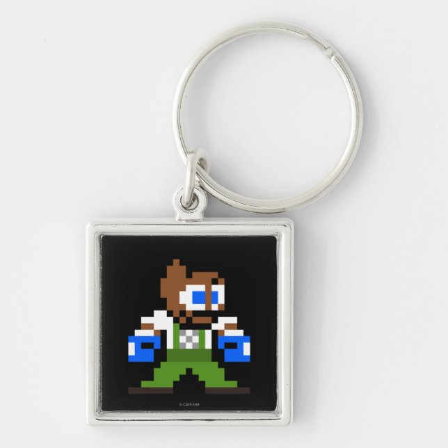 Porte-clés Dudley à 8 bits (Devant)
