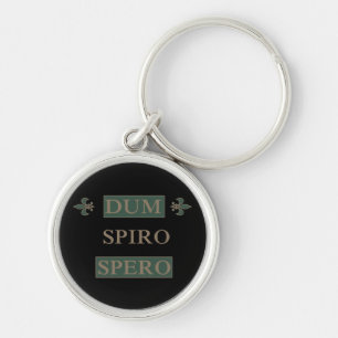 Porte-clés dum spiro spero, expression latine