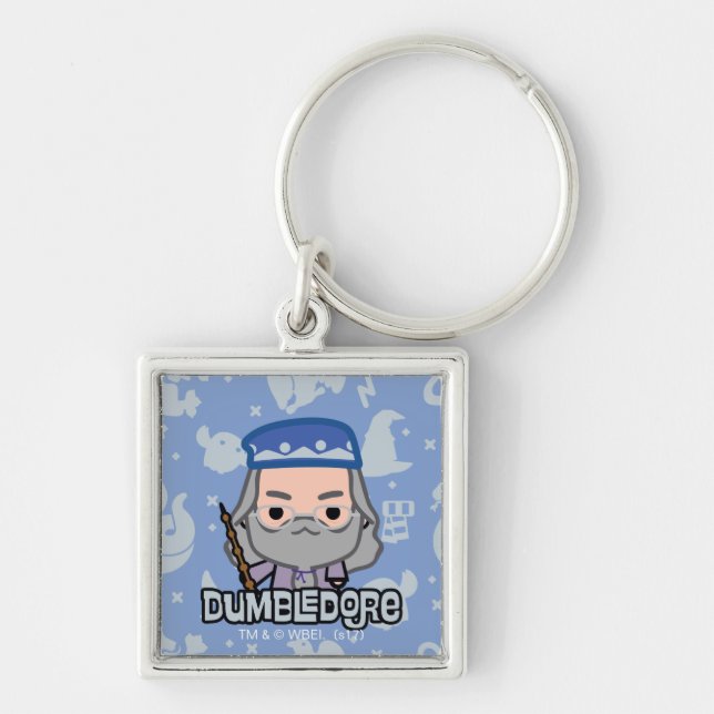 Porte-clés Dumbledore Cartoon Caractère Art (Devant)