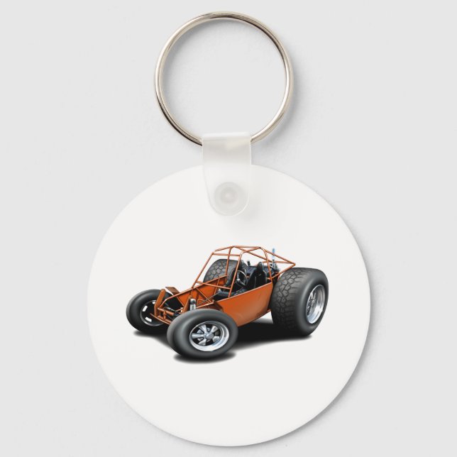 Porte-clés Dune Buggy orange (Recto)