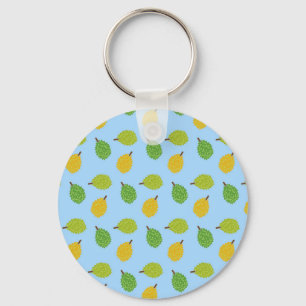 Porte-clés durians bleus