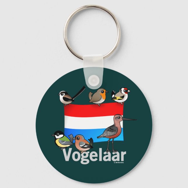 Porte-clés Dutch Birder : Vogelaar (Recto)
