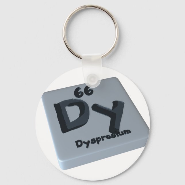 Porte-clés Dy Dysprosium (Recto)