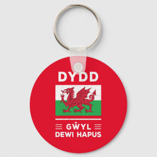 Porte-clés Dydd Giles Dewi Hapus Joyeux Saint-Davides Jour 3