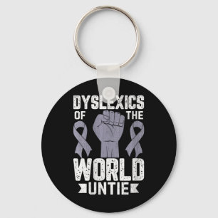 Porte-clés Dyslexique Des Femmes Du Monde Untie Funny Dyslexi