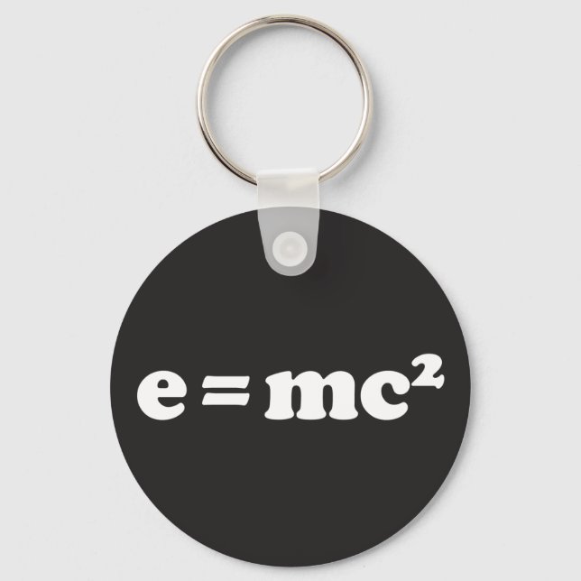Porte-clés e = mc2 (Recto)