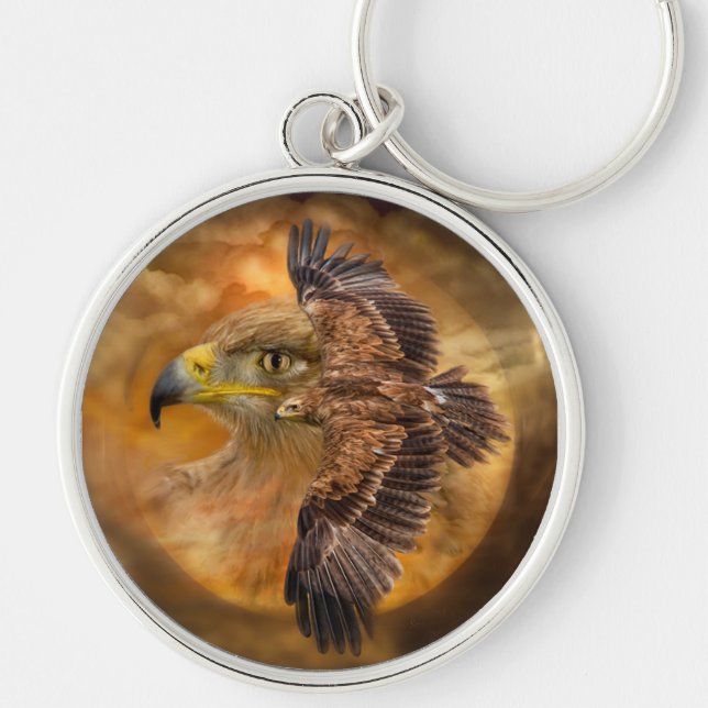 Porte-clés Eagle-Esprit du porte - clé de vent (Devant)