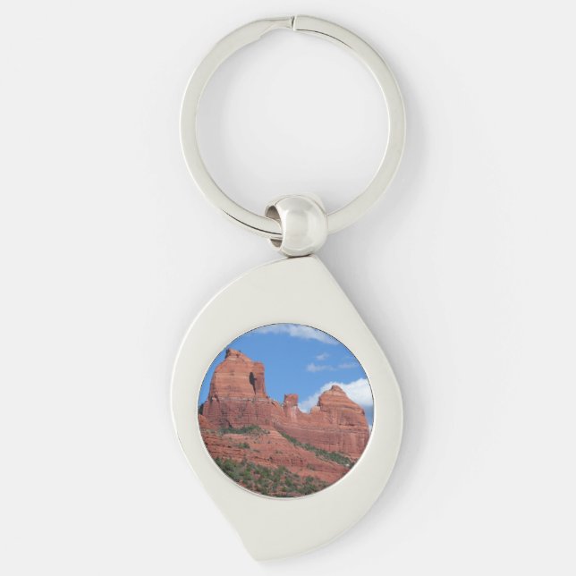Porte-clés Eagle Rock I Sedona Arizona Photographie de voyage (Devant)