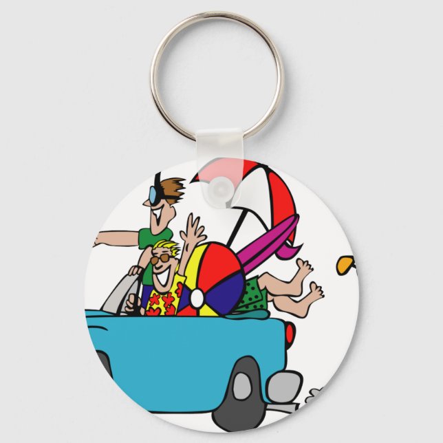 Porte-clés Echapper à la plage (Recto)