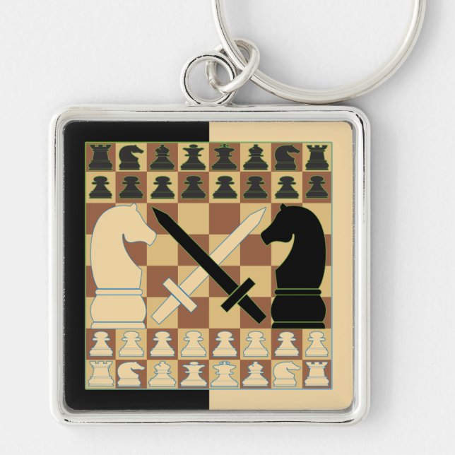 PORTE-CLÉS ÉCHECS (Devant)