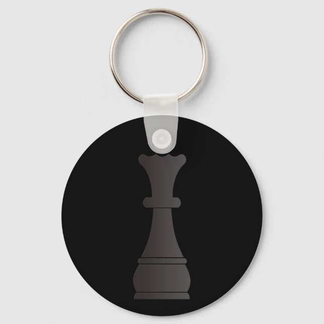 Porte-clés Échecs de la reine noire (Recto)
