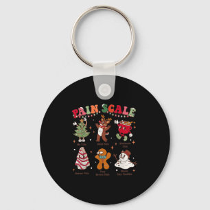 Porte-clés Échelle de Douleur Noël Rétro Infirmière Triage Et