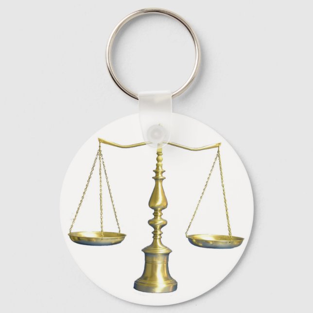 Porte-clés Échelles de justice (Recto)