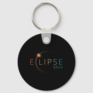 Porte-clés Éclipse solaire 2024 Éclipse solaire totale 4.08.2