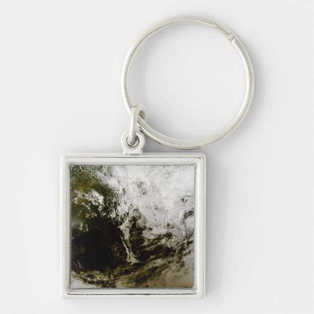 Porte-clés éclipse solaire au-dessus de l'Asie du Sud-Est (Devant)