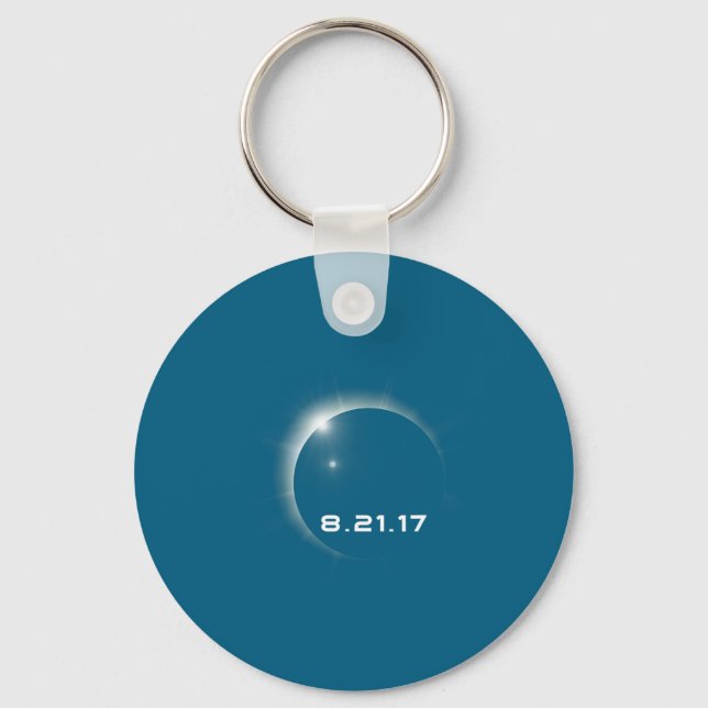 Porte-clés Éclipse solaire de 2017 (Recto)