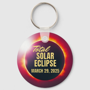 Porte-clés Éclipse solaire totale 2025