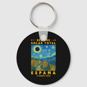 Porte-clés Éclipse solaire totale Espagne 2026 