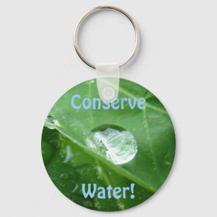 Porte-clés ECO CONSERVATION DE L'EAU CONVIVIALE Cadeaux et en