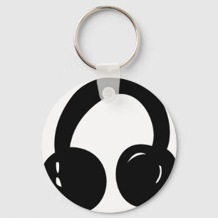 Porte-clés écouteurs dj