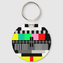 Écran de test de la télévision couleur rétro